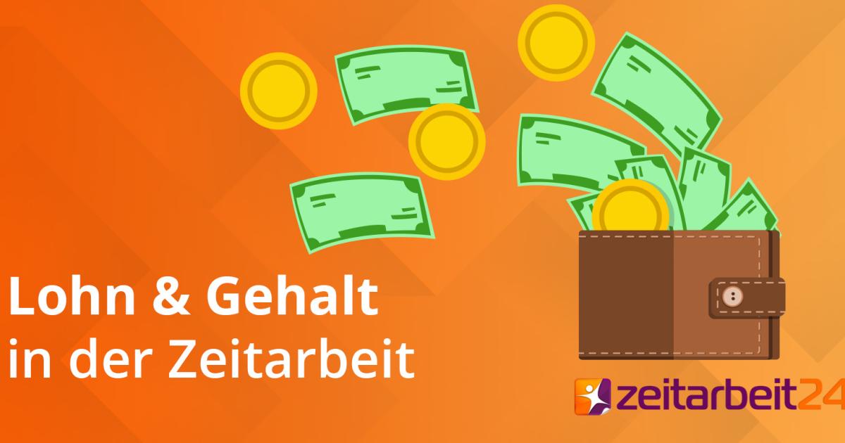 Zeitarbeit: Lohn & Gehalt für Leiharbeiter erklärt | Zeitarbeit24.de